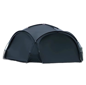 Carpa de Techo Abombado Negra Estándar, Toldo Protector Solar UV, Refugio para Acampar al Aire Libre, Resistente a la Lluvia, <span class=keywords><strong>Impermeable</strong></span> 2000-3000mm, <span class=keywords><strong>Plegable</strong></span> - Product Image 1
