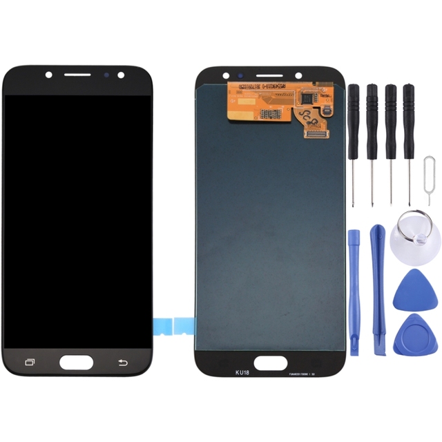 Original Super AMOLED LCD Screen for Galaxy J7 (2017) J7 Pro J730F/DS, J730FM/DS With Digitizer Full Assembly Replacement Screen