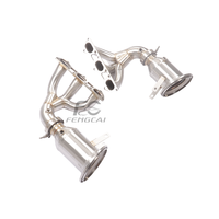 Pipa Knalpot Manifold Downpipe Ss304 Berkualitas Tinggi untuk Porsche 911 992 992.1 992.2 GT3 RS 4.0 2017+ Meningkatkan Respons Throttle