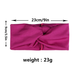Bandeaux de sport pour femmes, vente en gros, accessoires de cheveux croisés - Product Image 5
