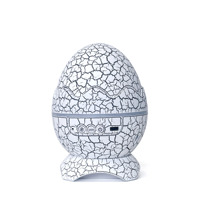 Projecteur de lumière nocturne LED mini moderne en forme d'œuf de dinosaure fissuré, projecteur d'étoiles avec télécommande, batterie rechargeable incluse