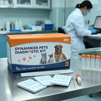 Test rapide certifié CE pour la détection des parasites sanguins chez le chien (Ehrlichia/Anaplasma/Babesia/Heartworm) en 5 à 10 minutes