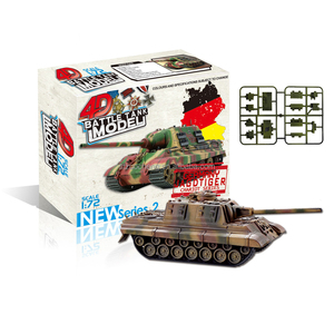 Seconde guerre mondiale 8 styles en plastique bloc de construction réservoir puzzle modèle armée militaire assembler <span class=keywords><strong>des</strong></span> jouets de char de combat - Product Image 1