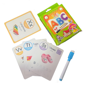 Aangepaste Baby Leren Kaarten Educatieve Abc Alfabet Flash Kaarten Voor Kinderen Onderwijs - Product Image 6