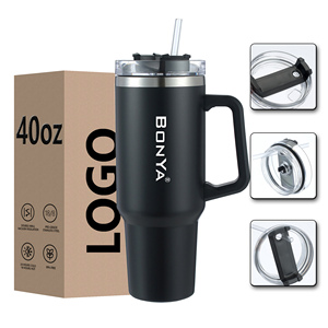New 40oz Sets Big Promotion Custom Tumbler 304 Stainless Steel With Hand for Sport Cup Mug Coffee Bottle Vacuum Insulated Metal