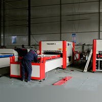 Presse à membrane sous vide automatique pour le travail du bois, équipement de lamination de feuilles de PVC de haute qualité avec contrôle PLC pour la fabrication de portes de placards en MDF