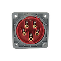 ZNPON FP14541 CEE PLUG 16/32AMP 380V Prise de remplacement rouge encastrée