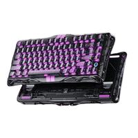 Clavier de jeu magnétique à effet Hall filaire GravaStar Mercury V75 Lite 75% avec déclenchement rapide 8KHz, échangeable à chaud, RGB