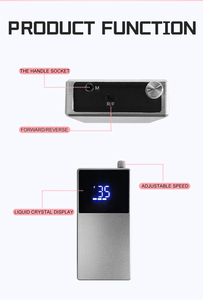 Taladro de uñas 35000RPM, taladro eléctrico profesional sin escobillas, lima de uñas inalámbrica recargable para uñas de Gel Acrílico - Product Image 4