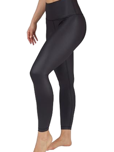 Custom Women Shiny Leggings High Waisted Yoga Pants <b>Wet</b> Look Workout Tights Compression Leggings - Product Image 6