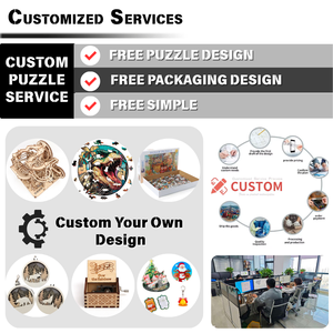 Tùy Chỉnh 3D Bằng Gỗ Bướm Trò Chơi Ghép Hình Câu Đố Trò Chơi Tự Làm Thiết Kế Với 50-500 Miếng Tùy Chỉnh Logo Thương Hiệu Bao Bì - Product Image 3