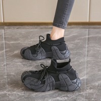 Baskets OTM OEM avant-gardistes style chaussette avec superposition violet-rose audacieuse, chaussures tendance cyberpunk modernes 2026