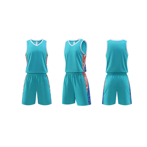 827 Polyester sneldrogend T-shirt Kleding Basketbalpak Singlet voor dames Grote maten vestshirt Sportkleding Ademend basketbal - Product Image 3