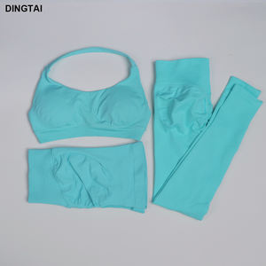 Pakaian Olahraga Wanita Seamless Rib Terbaru, Set Pakaian Aktif untuk Gym, Pakaian Fitness, Set Fitness Wanita - Product Image 6