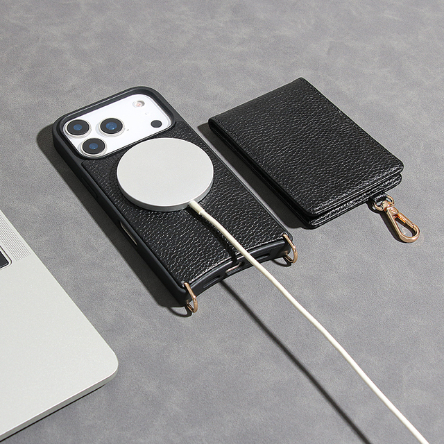 2026 New Product Luxury Leather Luxury Design Shockproof for Phone Wallet Case with Magnetic Detachable Card Holder
