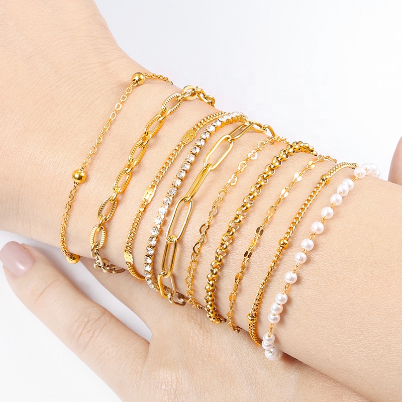 High Quality Custom Fine Chain 18k Gold Link Necklace Chain Women Accessories Jewelry Making