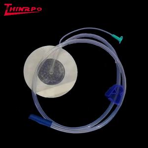 LSR Aksesori Medis Bantalan Port Penyedot Silikon Bening, Kit Rias Perawatan Luka NPWT - Product Image 4