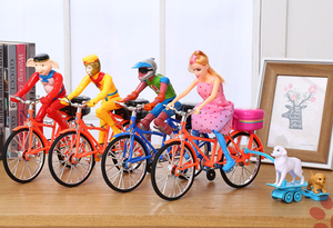 Jouets à piles, vélo de simulation <span class=keywords><strong>classique</strong></span>, modèle de vélo avec musique et lumière, jouets électriques - Product Image 5