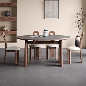 <b>Dining</b> Room <b>Set</b> Solid Wood Extendable <b>Table</b> And Chairs <b>4</b> Piece <b>For</b> Small Space - Product Image 2