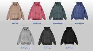 <span class=keywords><strong>Waso</strong></span> Life-Sudadera con capucha de lavado ácido de alta calidad, ropa de calle de gran tamaño - Product Image 4