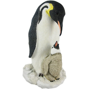 Estatua de pingüino de madre e hijo de resina fundida en frío, pollito bebé, un gran regalo para nuevas mamás - Product Image 2