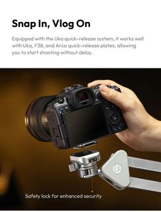 Ulanzi TH04 Soporte de Brazo Articulado de Aleación de Aluminio con Abrazadera de Liberación Rápida para Montaje de Cámara DSLR - Uso en Fotografía y Vlog - Product Image 3