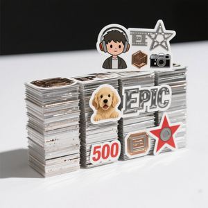 Vinyl <b>Waterproof</b> Adhesive <b>Labels</b> Custom Printed Transparent Clear Sticker <b>Labels</b> - Product Image 5