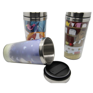 450 ml d'impression en acier inoxydable vide tasse de voiture voiture thermos tasse mug isotherme - Product Image 4
