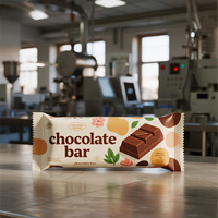 FYH Biodégradable PLA 3-Side Seal Barres Énergétiques Sac D'emballage Alimentaire pour Sucettes Sucettes Collations Au Chocolat Pochette De Barre Énergétique