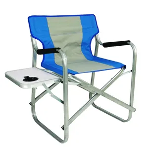 Popular wholesale custom lightweight durable leisure outdoor travel beach fishing folding camping chairs with cup holders