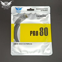 Bobine en nylon durable BG80 de 10m du fabricant OEM avec logo personnalisé Meilleure corde de badminton pour une résistance sportive de raquette longue durée
