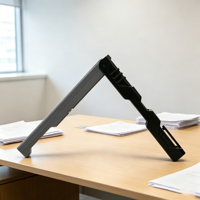 Lampe de travail LED portable rechargeable avec double fixation magnétique, clip, lumière stroboscopique rouge, 100LM, pliable à 180°, étanche IP33, intensité réglable