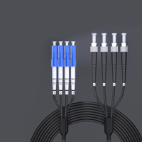 Customized Industrial Armoured Fiber Patch Cable 1-24 Fibers Single Mode (OS2) LC/SC/ST/FC/LSH/MTP/IP67/ODC/YZC TPU