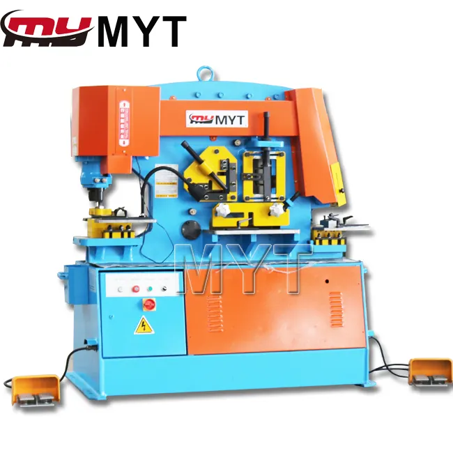MYT Hydraulic Sheet Metal Steel Ironworker shear machine punching machine Hydraulic Iron worker