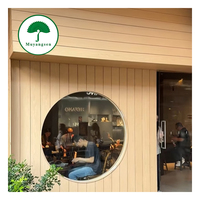 Meilleure vente pour achat en gros : Panneau mural extérieur en composite bois-plastique (WPC) Teck Chêne Doré, type lambris, prix pour maison et magasin