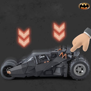 Licenza genuina di alta qualità <span class=keywords><strong>1</strong></span>:18 Dark Knight Trilogy Batmobile modellino di auto a forma di coda Spray Design unico regalo per adulti - Product Image 4