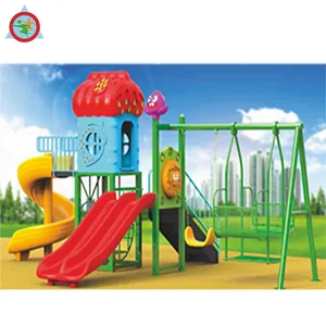 Children outdoor kids playground equipment games kids playground with swing kids swing and slide