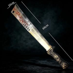 Épée de table médiévale Viking sanglante pour accessoire d'arme, équipement de fête, machette de boucher, bronze, costume d'Halloween ancien - Product Image 5