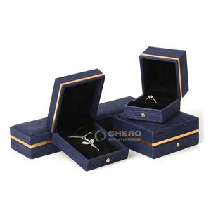 Boîte cadeau personnalisée Shero pour petits bijoux Boîtes d'emballage pour bagues bijoux Boîte de rangement pour bijoux de voyage - Product Image 5