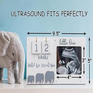 Cadre photo avec échographie, cadre photo à ultrasons avec compte à rebours pour bébé - Product Image 6