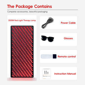 REDSKY Dropshipping, <span class=keywords><strong>appareil</strong></span> infrarouge à haute densité à 5 longueurs d'onde, faible <span class=keywords><strong>EMF</strong></span>, 3500W, panneau <span class=keywords><strong>de</strong></span> luminothérapie LED rouge pour tout le corps - Product Image 5