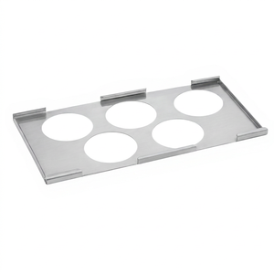 Restaurant Kitchen 6 Hole <b>Squeeze</b> <b>Bottle</b> Holder for 1/3 Size Pan Commercial Kitchen Equipment Counter Restaurant Condiment - Product Image 1
