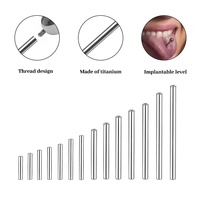 >ASTM F136 Implant-Grade Titanium Straight Barbell Internally Threaded Piercing Jewelry Wholesale