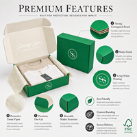 Boîtes d'emballage pour vêtements personnalisées avec des boîtes en papier pliables à motifs colorés, impression de logo, boîtes d'expédition pour vêtements