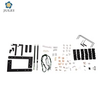 Lit mural vertical en alliage d'aluminium robuste de style moderne avec panneau MDF pour chambre à coucher JULEI