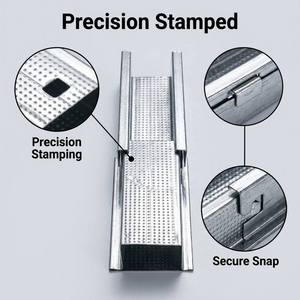 Sistema de Paneles de Yeso, Perfil de Acero Galvanizado, Estructura Ligera de Acero, Montantes Principales para Techo Suspendido - Product Image 2