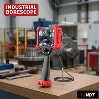 Endoscope industriel 6 mm avec câble de 2 m, étanche IP67, HD, pour la maintenance NDT des boîtes de vitesses de turbines éoliennes et de l'industrie lourde