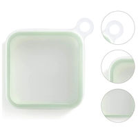 Boîte à lunch Bento à compartiment unique extérieure Portable PP Silicone micro-ondes réfrigérateur conteneur de stockage des aliments pour une utilisation en cuisine