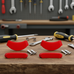 Mordazas de resina sintética para alicates 81 11 250 81 13 250, piezas de repuesto, color rojo, 2 pares - Product Image 2