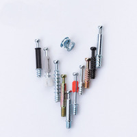 3-in-1 Connector Thickened Fastening Screws and Nuts Piece Cabinet Closet Carpenter Eccentric Cabinet Hardware